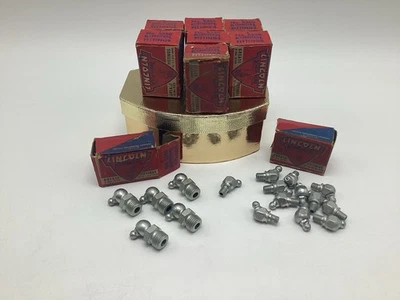 Accesorios de grasa Lincoln Kleenseal 5350 5212 años 40 1930 NPT Ford Chevrolet Nuevo de Lote Antiguo Foto 1 de 4