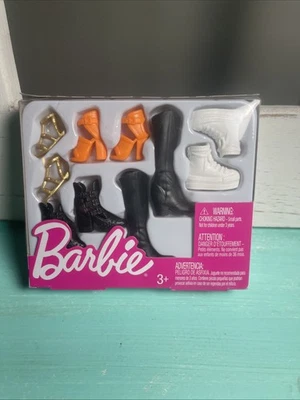 Paquete de zapatos para muñeca Barbie accesorios originales y pequeñas Foto 1 de 4
