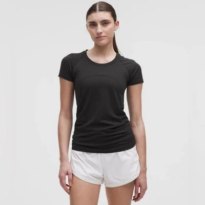 Lululemon Swiftly Tech Short-Sleeve Shirt 2.0Hip Length Black Size 20 - Image 1 of 4