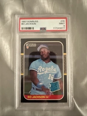 1987 Donruss - Rated Rookie Bo Jackson #35 (RC) - Image 1 of 2