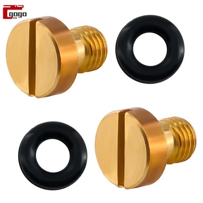 2X Tornillos de drenaje de cuenco flotador de carburador para Honda CB72 CB77 CB350 CB400F STOCK EN EE. UU. Foto 1 de 4