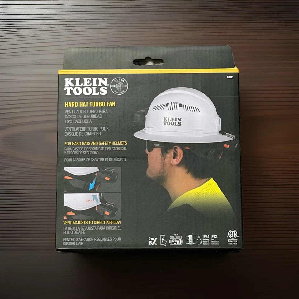 Ventilador turbo de casco Klein Tools 60821 para cascos duros y de seguridad flujo de aire Foto 1 de 3