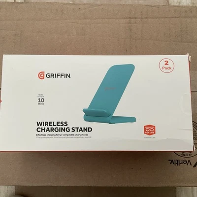  Soportes de carga rápida para teléfono inalámbrico Griffin 10W certificado Qi NVY y AQA Foto 1 de 2