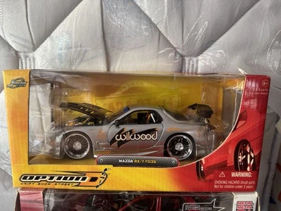 Jada Toys Option D 1:24 Scale Mazda Rx7 Brand New In Box - Image 1 of 4