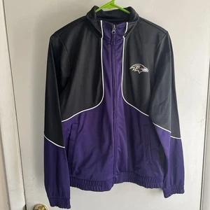 NFL Team Apparel Women's Ravens Jacket GIII 4 Her Size M New With Tags (NWT) - Picture 1 of 12