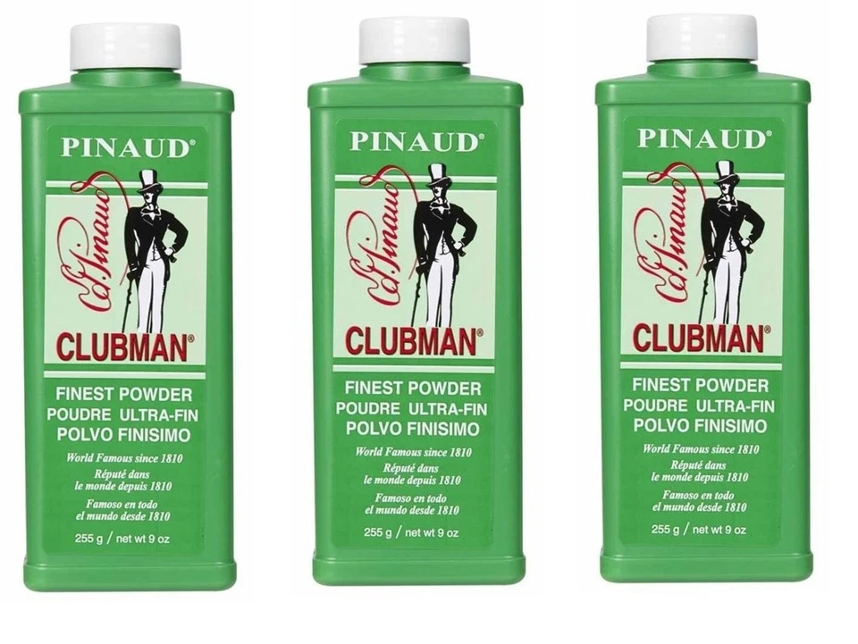 BL Clubman Talc 9oz X 3 Packs - Image 1 of 1