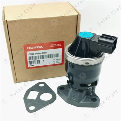 18011-PWA-050 Genuine OEM EGR Valve W/Gasket For Honda Civic 2003-2011 1.3L US - Image 1 of 4
