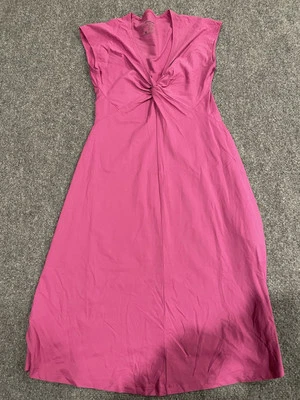 Patagonia Dress Womens S Pink Stretch Athletic Midi Bands 18 - Image 1 of 4