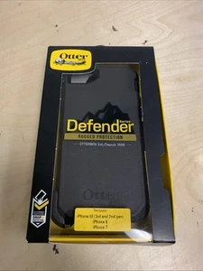 OtterBox Apple iPhone SE(2nd gen) iPhone 8/iPhone 7 Defender Series Case - Black - Photo 1 sur 7