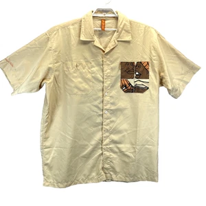 Vintage Y2K Platinum Fubu Fat Albert Junkyard Gang Button Shirt Adult Mens 2XL - Afbeelding 1 van 12