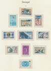 XE70463 Senegal 1967 selection of nice stamps fine lot MNH