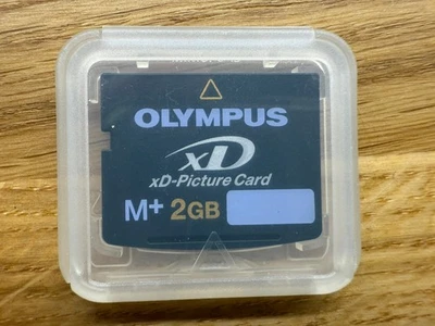 2GB OLYMPUS XD MEMORY CARD TYPE M+ FOR FUJI FINEPIX/OLYMPUS CAMERAS 2 GB CASED - Image 1 of 3