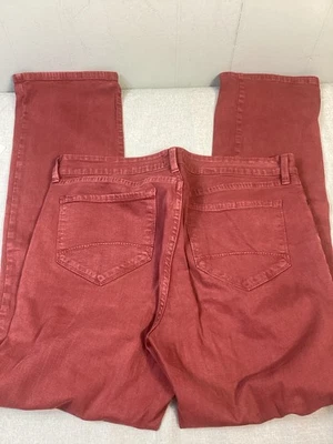 Jeans NYDJ Marilyn reto tamanho 14 vermelho denim lift tuck Technology feminino’s - Imagem 1 de 4