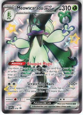 Meowscarada ex - 078 Pokemon SV: Scarlet & Violet Promo Cards Holo Promo NM - Image 1 of 2