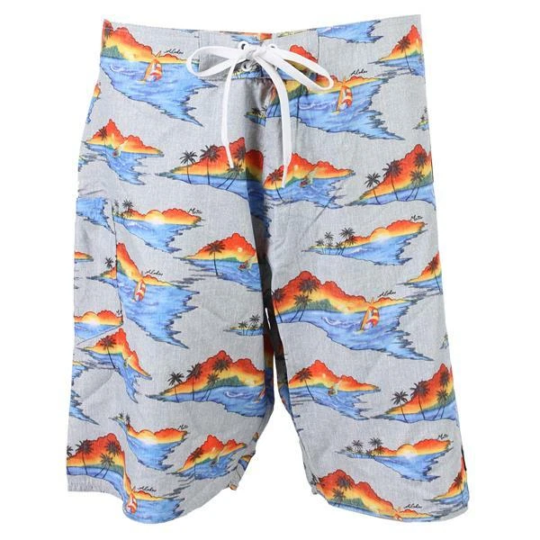 MATIX Aloha Chambray Boardshort (34) Light Grey - Image 1 of 1