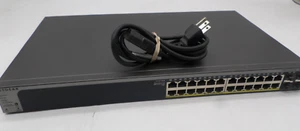 NetGear ProSafe GS728TP 24-Port PoE Rack-Mountable Ethernet Smart Switch - Picture 1 of 10