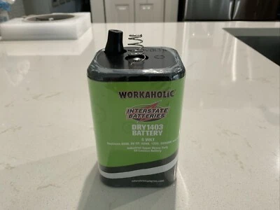 Workaholic Interstate Battery 6-Volt Dry 1408 - Image 1 of 2