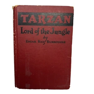 Antique 1928 Tarzan Lord Of The Jungle By Edgar Rice Burroughs Book - Picture 1 of 11