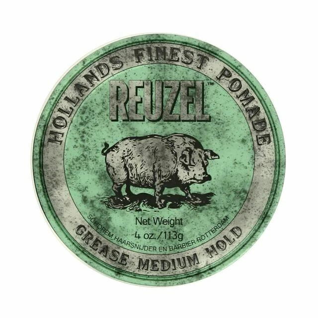 Reuzel Green Grease Medium Hold Pomade 4oz