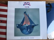 Laura Ashley Kids Boat Ceiling Shade - New Boxed