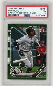 2019 Bowman Luis Robert RC Prospects Camo #BP44 Rookie PSA 7 NM White Sox - Bild 1 von 1