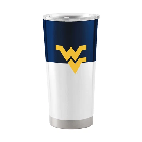West Virginia Mountaineers 20oz. Colorblock Stainless Tumbler Cover
