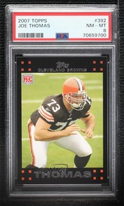 2007 Topps Joe Thomas #392 PSA 8 Rookie RC
