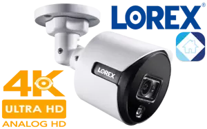 🔥 Lorex 4K Ultra HD Active Deterrence Security Bullet Camera C881DA BNC connect - Picture 1 of 10