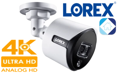 🔥 Lorex 4K Ultra HD Active Deterrence Security Bullet Camera C881DA BNC connect - Image 1 of 4