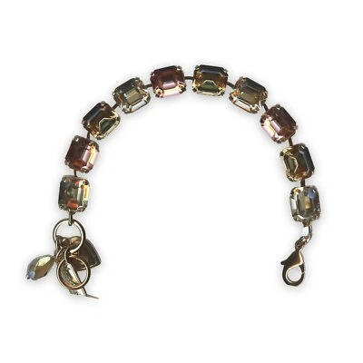 Pulsera de Mariana Caramel Coll. Precioso oro rosa, topacio ahumado y dorado... Foto 1 de 3