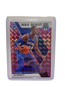 2019-20 Panini Mosaic Baloncesto RJ Barrett RC Debut NBA Rosa Camuflaje Mosaico - Imagen 1 de 7