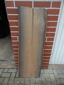 B1 Mooreiche 122x44 Bohle Brett Bog Oak Wasch Tisch Platte Altholz Drechselholz - Bild 1 von 13