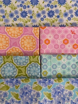 HONEY HONEY Quilt Fabric, Kate Spain Moda Fabrics, Multiple Pieces - Image 1 of 4
