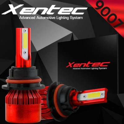 XENTEC LED HID Headlight kit 9007 HB5 White 1996-2007 Chrysler Town & Country - Imagem 1 de 4