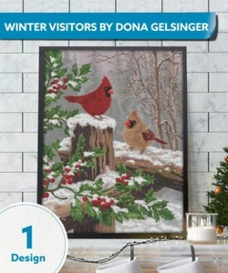 Winter Visitors by Dona Gelsinger OESD - Picture 1 of 3