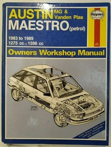 Austin MG & Vanden Plas Maestro (petrol) 1983 -1989 Workshop Manual - Picture 1 of 6