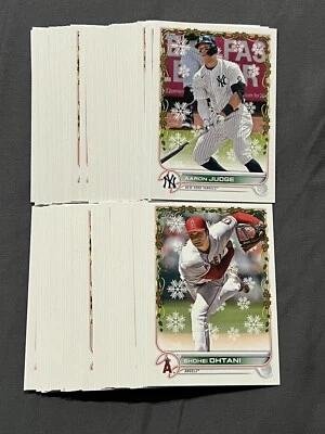 2022 Topps Holiday Baseball Trading Base Cards Veterans and Rookie RC You Pick! - Image 1 of 4