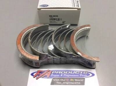 Juego de cojinetes principales motores V8 Clevite MS483G 1959-1979 Pontiac 326 350 389 400 Foto 1 de 4