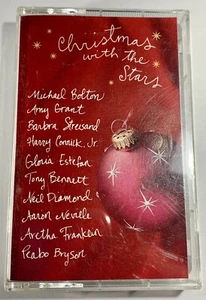 Christmas with the Stars Cassette 1995 Sony Michael Bolton Tony Bennett Aretha - Picture 1 of 3