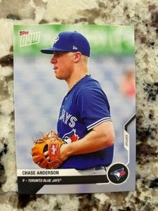 2020 TOPPS NOW ROAD TO OPENING DAY RTOD CARD TORONTO BLUE JAYS CHASE ANDERSON