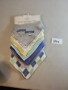 Modern Baby 8 Pack Bandana Bibs Adjustable New Golfing Golfer 10D2 gaz concepts - Picture 1 of 5