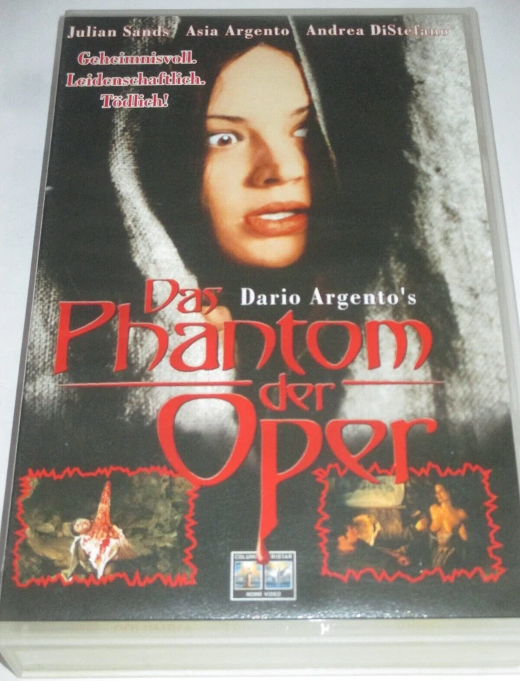 Columbia - Das Phantom der Oper - VHS/Horror/Asia & Dario Argento/Julian Sands - Bild 1 von 1