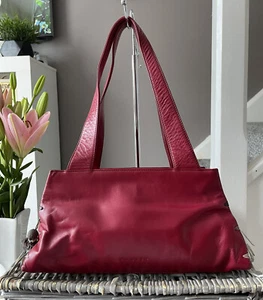 Precioso bolso de mano vintage de cuero genuino Radley, bolso de mano, sobre el hombro - Imagen 1 de 11