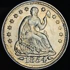 1854 Seated Liberty Half Dime 5C Arrows High Grade 90% Silver Us Coin Cc21876