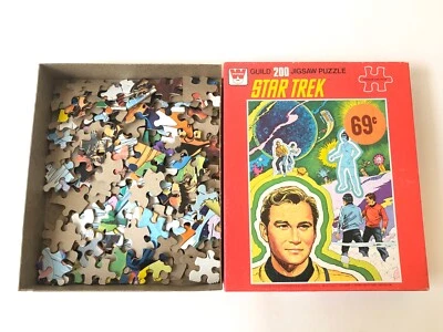 复古星际迷航 200 件 Guild 拼图 1978 年惠特曼完整 — 第 1/4 张图片