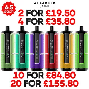 Al Fakher Crown Bar Hypermax 15K Disposable Vape Kit | DTL 15,000 Puffs - Picture 1 of 38