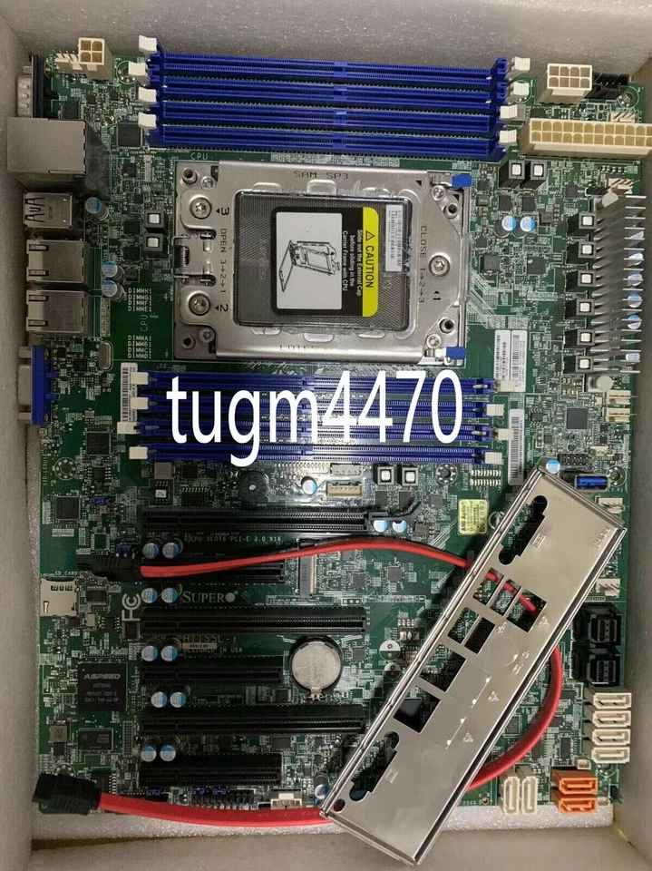 Supermicro h11ssl-i interface sp3 version 2.0. Support epyc7001/7002 used - Image 1 of 1