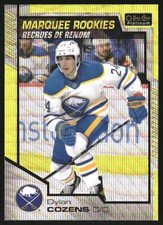 2020-21 O-Pee-Chee Platinum Neon Yellow Surge #197 Dylan Cozens