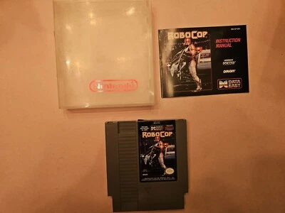 Robocop (Nintendo NES, 1989) W/ OEM Hardcase And Manual - Image 1 of 4