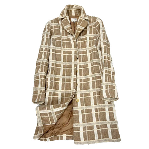 Cappotto lungo Chester CELINE check 38 marrone donna